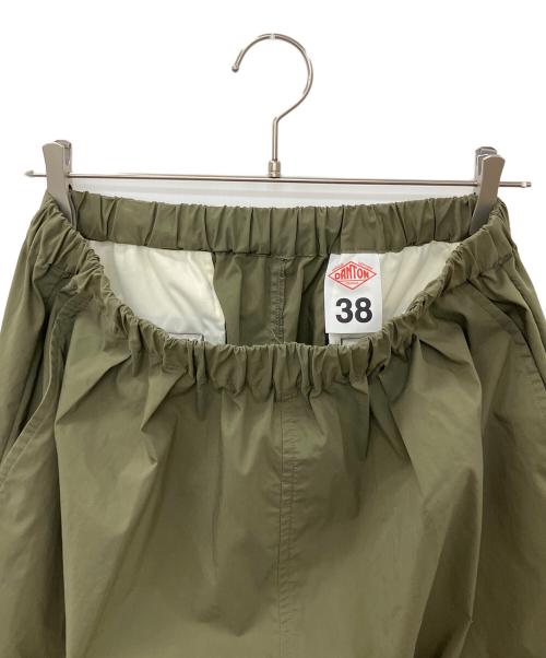 DANTON（ダントン）DANTON (ダントン) タイプライター クロップド ワイドイージーパンツ グリーン サイズ:SIZE 38の古着・服飾アイテム