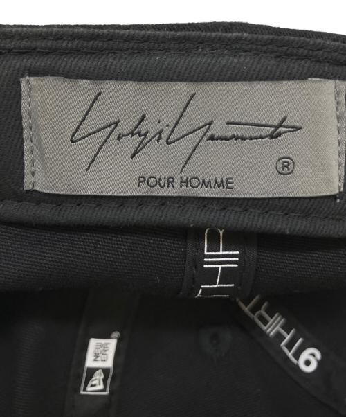 New Era（ニューエラ）New Era (ニューエラ) YOHJI YAMAMOTO (ヨウジヤマモト) 9THIRTY Yモチーフキャップ ブラックの古着・服飾アイテム