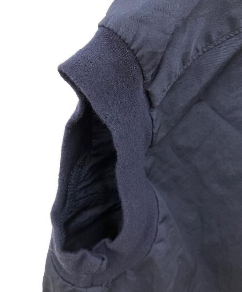 homspun（ホームスパン）homspun (ホームスパン) 100/2ブロード ノースリーブブラウス ノースリーブカットソー ネイビー サイズ:SIZE Free 未使用品の古着・服飾アイテム