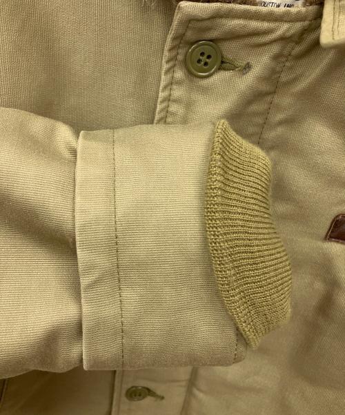 HOUSTON（ヒューストン）HOUSTON (ヒューストン) N1デッキジャケット グリーン サイズ:SIZE 36の古着・服飾アイテム
