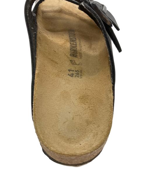 BIRKENSTOCK（ビルケンシュトック）BIRKENSTOCK (ビルケンシュトック) アリゾナ ビルコフロー サンダル ブラック サイズ:SIZE 26.5cmの古着・服飾アイテム