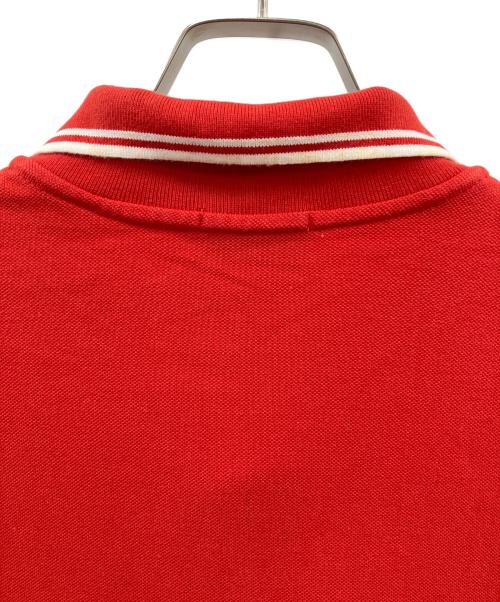 MONCLER（モンクレール）MONCLER (モンクレール) 半袖ポロシャツ レッド サイズ:SIZE Mの古着・服飾アイテム