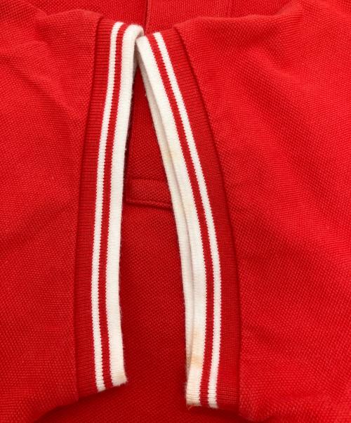 MONCLER（モンクレール）MONCLER (モンクレール) 半袖ポロシャツ レッド サイズ:SIZE Mの古着・服飾アイテム