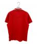 MONCLER (モンクレール) 半袖ポロシャツ レッド サイズ:SIZE M：9000円