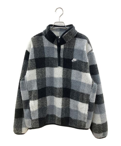 NIKE（ナイキ）NIKE (ナイキ) ボアジャケット ブラック×グレー サイズ:SIZE Lの古着・服飾アイテム