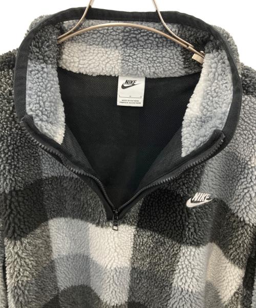 NIKE（ナイキ）NIKE (ナイキ) ボアジャケット ブラック×グレー サイズ:SIZE Lの古着・服飾アイテム