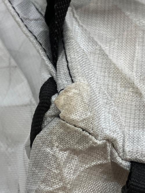 LITEWAY（ライトウェイ）LITEWAY (ライトウェイ) GRAMLESS PACK 35L バックパック ホワイト×ブラックの古着・服飾アイテム