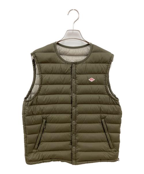 DANTON（ダントン）DANTON (ダントン) インナーダウンクルーネックベスト ダウンベスト オリーブ サイズ:SIZE Mの古着・服飾アイテム