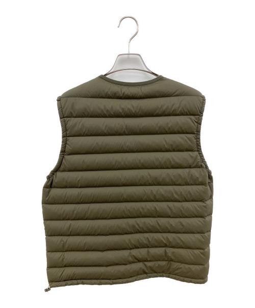DANTON（ダントン）DANTON (ダントン) インナーダウンクルーネックベスト ダウンベスト オリーブ サイズ:SIZE Mの古着・服飾アイテム