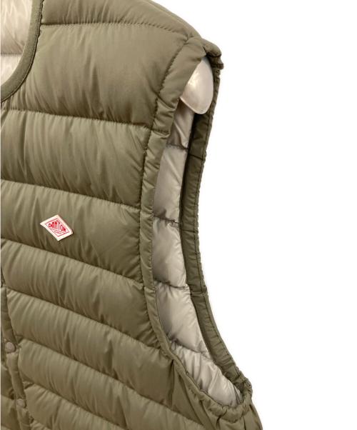DANTON（ダントン）DANTON (ダントン) インナーダウンクルーネックベスト ダウンベスト オリーブ サイズ:SIZE Mの古着・服飾アイテム