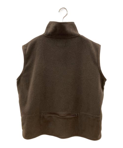 CAL O LINE（キャルオーライン）CAL O LINE (キャルオーライン) ノースリーブフリースジャケット ブラウン サイズ:SIZE Mの古着・服飾アイテム