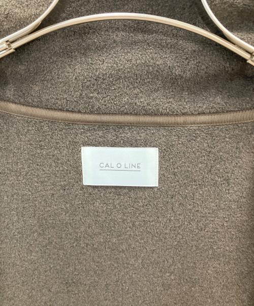 CAL O LINE（キャルオーライン）CAL O LINE (キャルオーライン) ノースリーブフリースジャケット ブラウン サイズ:SIZE Mの古着・服飾アイテム