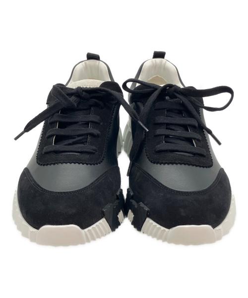 HERMES（エルメス）HERMES (エルメス) バウンシング スニーカー ブラック サイズ:SIZE 43の古着・服飾アイテム