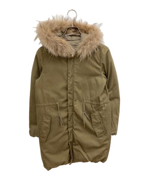 DEUXIEME CLASSE（ドゥーズィエム クラス）Deuxieme Classe (ドゥーズィエム クラス) リバーシブルダウンコート グリーン サイズ:	SIZE Sの古着・服飾アイテム