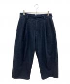 LEVI’Sリーヴァイス）の古着「BLUETAB プリーツトラウザー ジーンズ ダークインディゴ ワイドデニムパンツ」｜インディゴ