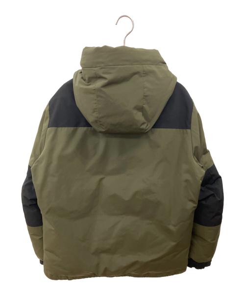Schott（ショット）Schott (ショット) ダウンジャケット グリーン×ブラック サイズ:SIZE Mの古着・服飾アイテム