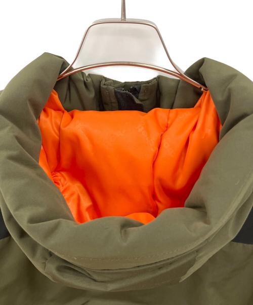 Schott（ショット）Schott (ショット) ダウンジャケット グリーン×ブラック サイズ:SIZE Mの古着・服飾アイテム