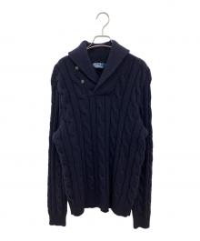 POLO RALPH LAUREN（ポロ・ラルフローレン）の古着「厚手ニット」｜ネイビー
