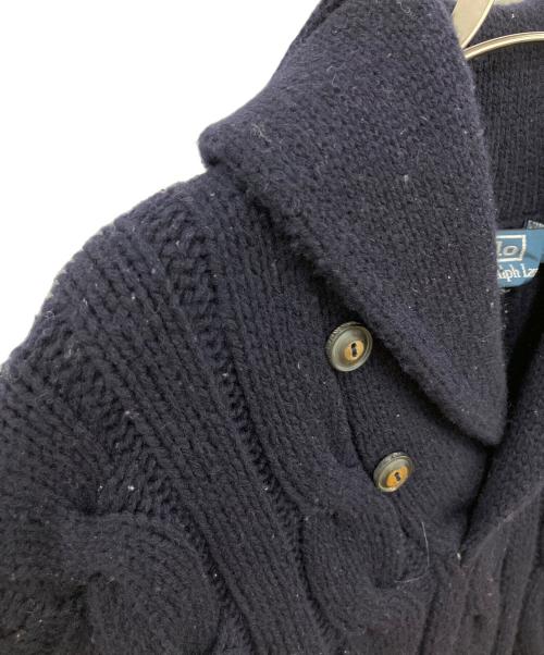 POLO RALPH LAUREN（ポロ・ラルフローレン）POLO RALPH LAUREN (ポロ・ラルフローレン) 厚手ニット ネイビー サイズ:SIZE Lの古着・服飾アイテム