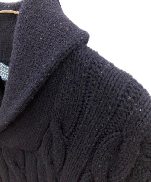 POLO RALPH LAUREN（ポロ・ラルフローレン）POLO RALPH LAUREN (ポロ・ラルフローレン) 厚手ニット ネイビー サイズ:SIZE Lの古着・服飾アイテム