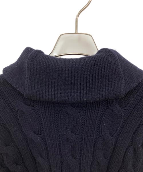 POLO RALPH LAUREN（ポロ・ラルフローレン）POLO RALPH LAUREN (ポロ・ラルフローレン) 厚手ニット ネイビー サイズ:SIZE Lの古着・服飾アイテム