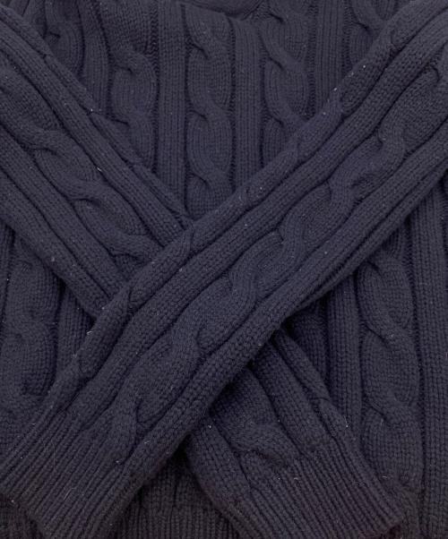 POLO RALPH LAUREN（ポロ・ラルフローレン）POLO RALPH LAUREN (ポロ・ラルフローレン) 厚手ニット ネイビー サイズ:SIZE Lの古着・服飾アイテム