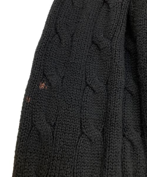 POLO RALPH LAUREN（ポロ・ラルフローレン）POLO RALPH LAUREN (ポロ・ラルフローレン) 厚手ニット ブラック サイズ:SIZE XLの古着・服飾アイテム