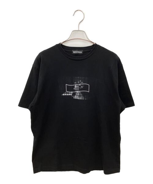 GOD SELECTION XXX（ゴッド セレクション トリプルエックス）GOD SELECTION XXX (ゴッド セレクション トリプルエックス) FRAGMENT DESIGN (フラグメントデザイン) 半袖カットソー ブラック サイズ:SIZE Lの古着・服飾アイテム