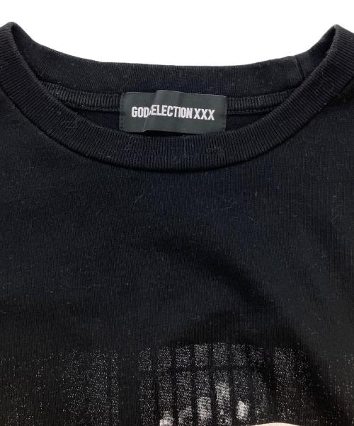 GOD SELECTION XXX（ゴッド セレクション トリプルエックス）GOD SELECTION XXX (ゴッド セレクション トリプルエックス) FRAGMENT DESIGN (フラグメントデザイン) 半袖カットソー ブラック サイズ:SIZE Lの古着・服飾アイテム
