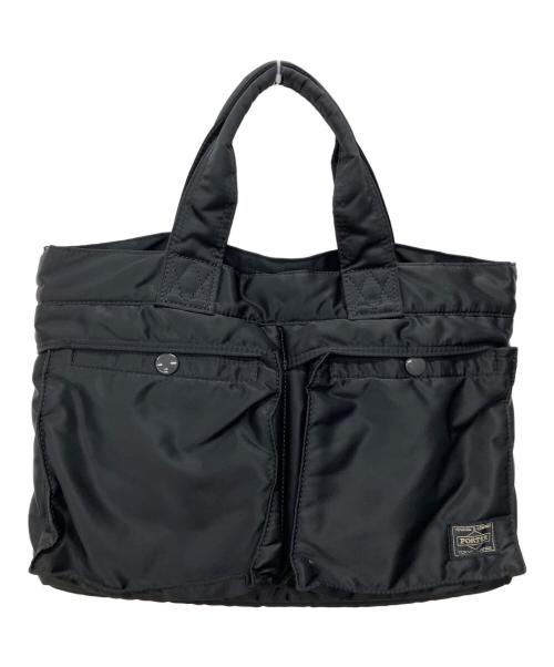 PORTER（ポーター）PORTER (ポーター) TANKER トートバッグ ブラックの古着・服飾アイテム