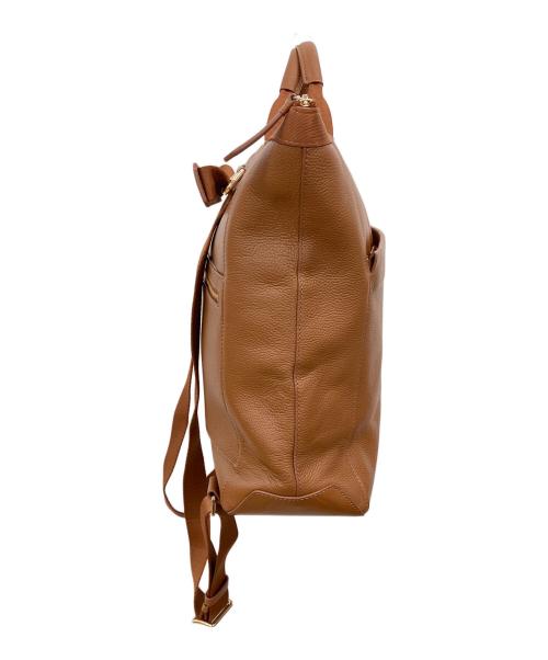 COLE HAAN（コールハーン）COLE HAAN (コールハーン) レザー コンバーチブル バックパック ブラウンの古着・服飾アイテム