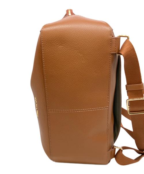 COLE HAAN（コールハーン）COLE HAAN (コールハーン) レザー コンバーチブル バックパック ブラウンの古着・服飾アイテム