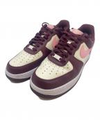 NIKEナイキ）の古着「ローカットスニーカー」｜ベージュ×ボルドー