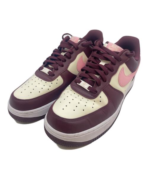 NIKE（ナイキ）NIKE (ナイキ) ローカットスニーカー ベージュ×ボルドー サイズ:27.5の古着・服飾アイテム