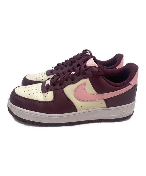 NIKE（ナイキ）NIKE (ナイキ) ローカットスニーカー ベージュ×ボルドー サイズ:27.5の古着・服飾アイテム