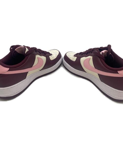 NIKE（ナイキ）NIKE (ナイキ) ローカットスニーカー ベージュ×ボルドー サイズ:27.5の古着・服飾アイテム