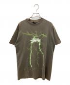 stussyステューシー）の古着「半袖Tシャツ」｜オリーブ