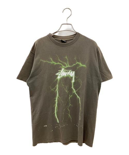 stussy（ステューシー）stussy (ステューシー) 半袖Tシャツ オリーブ サイズ:SIZE Mの古着・服飾アイテム