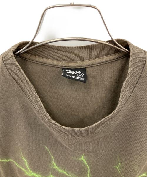 stussy（ステューシー）stussy (ステューシー) 半袖Tシャツ オリーブ サイズ:SIZE Mの古着・服飾アイテム