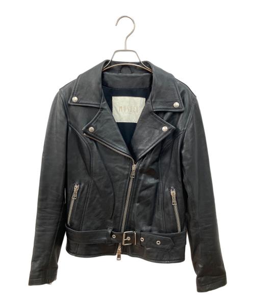MUSHER（マーシャー）MUSHER (マーシャー) レザージャケット ブラック サイズ:SIZE Sの古着・服飾アイテム