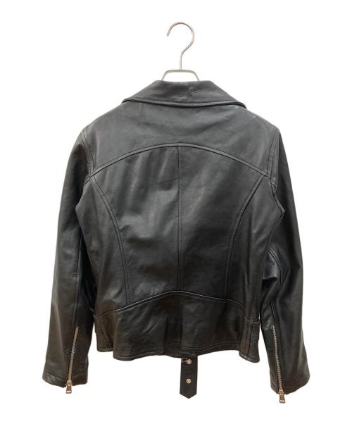 MUSHER（マーシャー）MUSHER (マーシャー) レザージャケット ブラック サイズ:SIZE Sの古着・服飾アイテム
