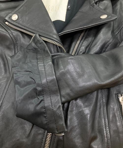MUSHER（マーシャー）MUSHER (マーシャー) レザージャケット ブラック サイズ:SIZE Sの古着・服飾アイテム