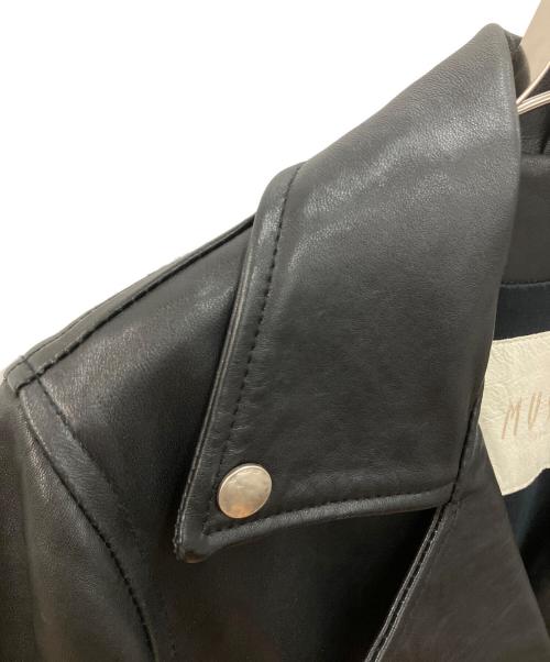 MUSHER（マーシャー）MUSHER (マーシャー) レザージャケット ブラック サイズ:SIZE Sの古着・服飾アイテム