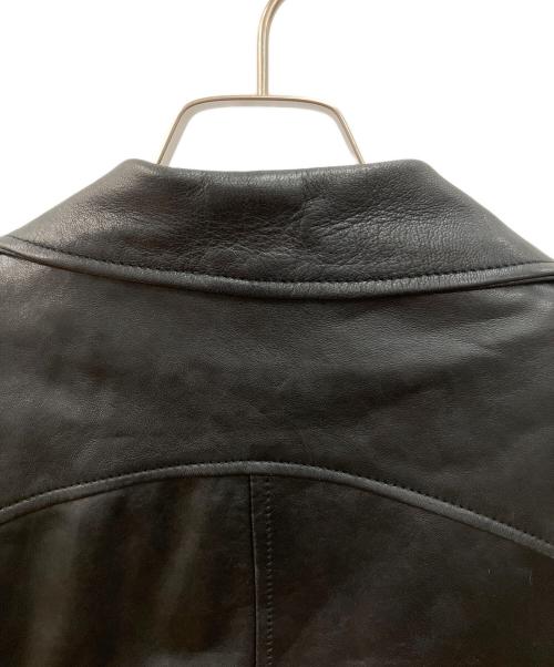 MUSHER（マーシャー）MUSHER (マーシャー) レザージャケット ブラック サイズ:SIZE Sの古着・服飾アイテム