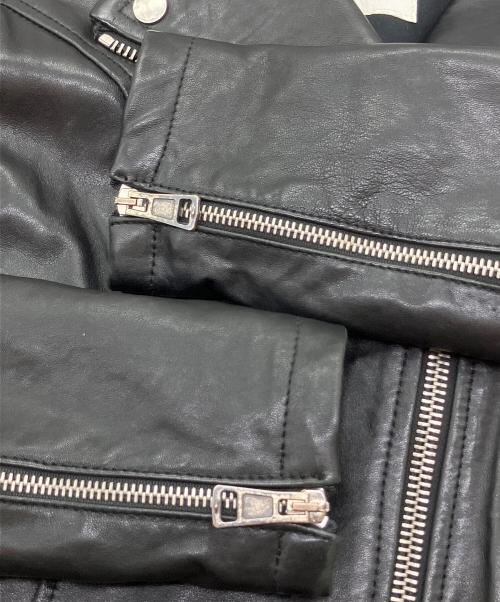 MUSHER（マーシャー）MUSHER (マーシャー) レザージャケット ブラック サイズ:SIZE Sの古着・服飾アイテム