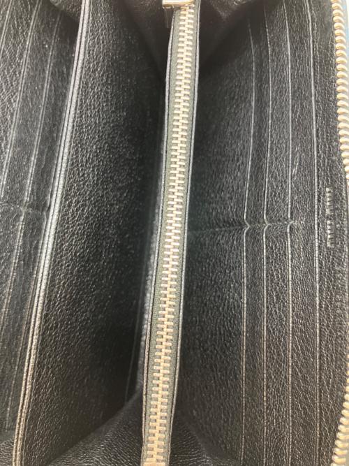 MIU MIU（ミュウミュウ）MIU MIU (ミュウミュウ) レオパード柄長財布 ネイビー×ブラックの古着・服飾アイテム