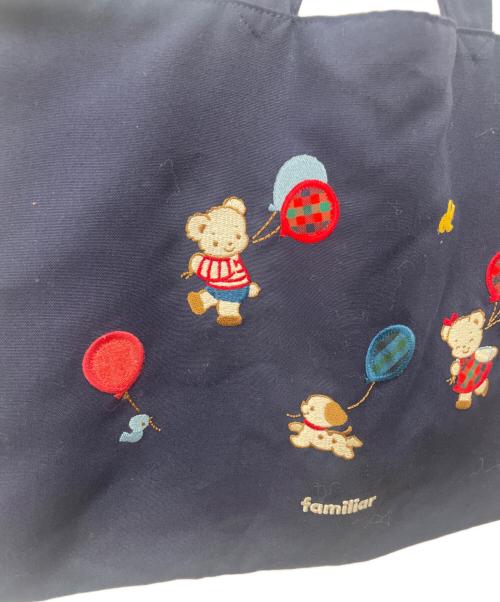 familiar（ファミリア）familiar (ファミリア) ハンドバッグ ネイビーの古着・服飾アイテム