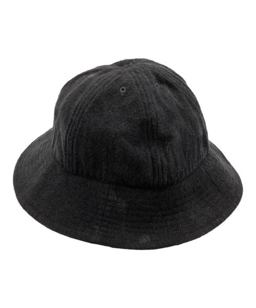COMOLI（コモリ）COMOLI (コモリ) シルクネップ ハット ブラックの古着・服飾アイテム