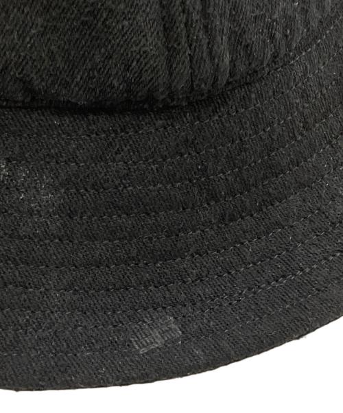 COMOLI（コモリ）COMOLI (コモリ) シルクネップ ハット ブラックの古着・服飾アイテム