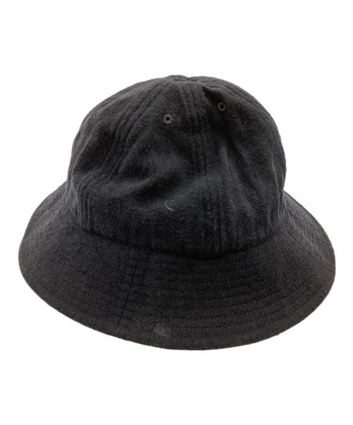 COMOLI（コモリ）COMOLI (コモリ) シルクネップ ハット ブラックの古着・服飾アイテム